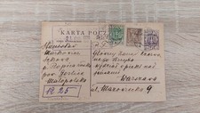 POLEN - Postkarte Ropika Ruska - Warszawa 1920, używany na sprzedaż  Wysyłka do Poland