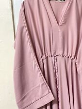 Pink abaya plain for sale  BATLEY