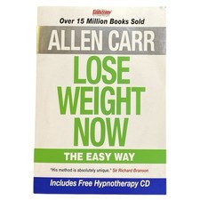 Lose Weight Now The Easy Way Allen Carr livro em brochura + CD guia de perda de peso comprar usado  Enviando para Brazil
