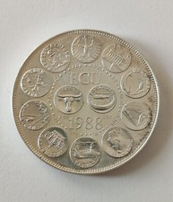 Médaille ecu 1988 d'occasion  Lyon VIII