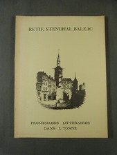 Retif stendhal balzac. d'occasion  Chevannes