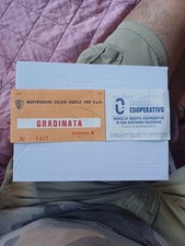 Biglietto calcio montevarchi usato  Arezzo