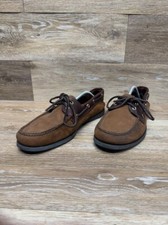 Sapato de barco masculino Sperry Top Sider Leeward 2 olhos couro tamanho 12, usado comprar usado  Enviando para Brazil