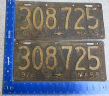 1926 massachusetts mass for sale  Castleton
