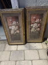 Framed floral art for sale  Paterson