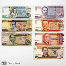 FILIPINAS: conjunto de 7 notas de Piso das Filipinas. comprar usado  Enviando para Brazil