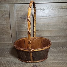 Vintage rustic basket for sale  Milledgeville