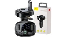 NADAJNIK FM ŁADOWACZKA SAMOCHODOWA Baseus Enjoy S-09A 3.4A 2x USB-A microSD BT , używany na sprzedaż  PL