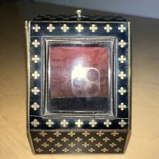 Relógio de bolso esmaltado francês preto 1800 suporte seguro ouro Fleur de Lis Lille comprar usado  Enviando para Brazil