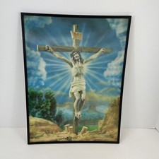 Jesus cross lenticular for sale  Mc Lean