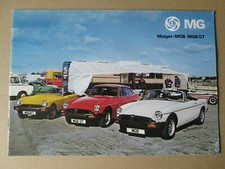 Midget car brochure.mgb for sale  BADMINTON