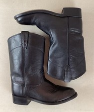 Leather cowgirl boots for sale  ROYSTON