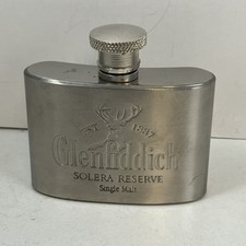 Garrafa Glenfiddich Single Malt Whisky Quadril 2 oz Aço Inoxidável comprar usado  Enviando para Brazil