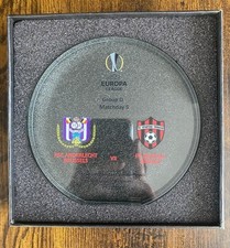 Anderlecht v Spartak Trnava - Presente de Delegado da UEFA Europa League - Placa de Vidro comprar usado  Enviando para Brazil