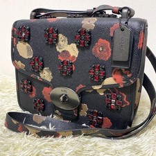 Bolsa de ombro Coach Bijoux Turnlock 2 vias couro dourado feminina usada autêntica comprar usado Bolsa de ombro Coach Bijoux Turnlock 2 vias couro dourado feminina usada autêntica comprar usado  Enviando para Brazil