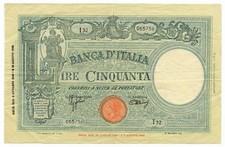 50 lire 1943 usato  Pignataro Maggiore