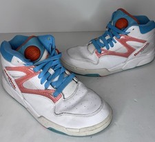 Sapatos Reebok The Pump Hexalite masculinos tamanho 10.5. Vintage branco laranja azul-petróleo, usado comprar usado  Enviando para Brazil