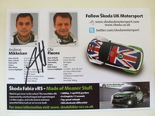 Andreas mikkelsen signed for sale  UK