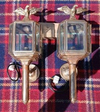 Vintage brass wall for sale  NORTHWICH