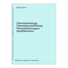 Zusammenfassung unternehmensf� gebraucht kaufen  Ohlsbach