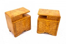 Para stolików nocnych, Polska, około 1940 roku., używany na sprzedaż Para stolików nocnych, Polska, około 1940 roku., używany na sprzedaż  PL