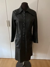 Ledermantel mantel schwarz gebraucht kaufen  Olching