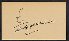 Cartão 3x5 Alfred Hitchcock autógrafo reimpressão em período original genuíno década de 1960  comprar usado  Enviando para Brazil
