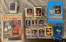 WWF Clásico 1990 Paquetes y Set Parcial, Tarjetas Helado Revistas Hulk Hogan segunda mano  Embacar hacia Mexico