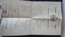 Vieux document armoieries d'occasion  Lyon V