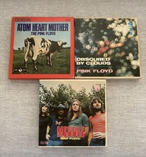 RARO!! Conjunto de molinete a molinete Pink Floyd - átomo coração mãe, obscurecido por nuvens, intromissão, usado comprar usado  Enviando para Brazil