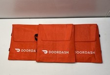 Lote de 3 sacos de pizza DOORDASH entrega de alimentos isolamento térmico QUENTE/FRIO 19x19x6 NOVO comprar usado  Enviando para Brazil