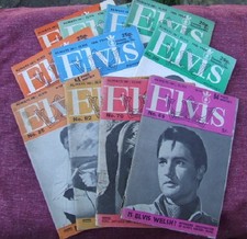 Elvis monthly issues. for sale  WHITBY