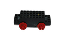 Używany, Lego® Kolej 12V TRAIN Silnik STARE Ver CZARNE Koła CZERWONY SILNIK POCIĄG na sprzedaż  Wysyłka do Poland