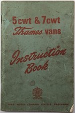 Original ford instruction for sale  BOURNEMOUTH