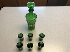 Vintage barware green for sale  Algonquin