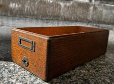 Gaveta de arquivo vintage de madeira longa de 15,5 pol. cartão índice comprar usado Gaveta de arquivo vintage de madeira longa de 15,5 pol. cartão índice comprar usado  Enviando para Brazil