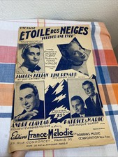 Ancienne partition chanson d'occasion  Aix-les-Bains