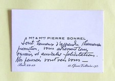 Cdv autographe pierre d'occasion  Grenoble-