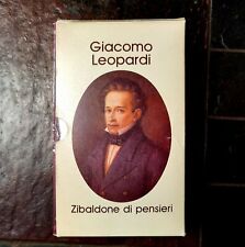 Leopardi zibaldone pensieri usato  Cison di Valmarino