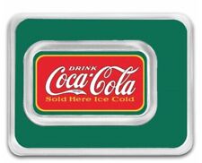 Barra Coca-Cola® Estilo Retro/Vintage 1 OZ Color Plata .999 en TEP segunda mano  Embacar hacia Mexico
