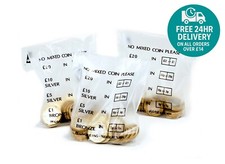 Plastic coin bags for sale  HARLOW