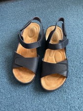 navy strappy sandals for sale  KING'S LYNN