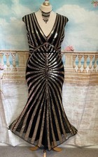 Gatsby dress black for sale  BRISTOL