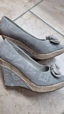 Zeppe donna beige usato  Supersano