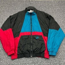 Jaqueta corta-vento vintage Nike masculina extra grande zíper completo manga longa adulto GG comprar usado  Enviando para Brazil