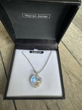 Swarovski heart necklace for sale  COVENTRY