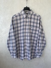 Camisa masculina vintage Burberry London Nova Check manga longa tamanho XL comprar usado  Enviando para Brazil