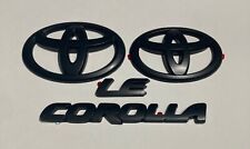 Kit de sobreposições de emblema blackout/preto para 2014-19 Corolla LE  comprar usado  Enviando para Brazil