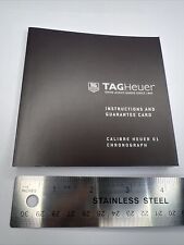 2016 TAG HEUER CALIBRE HEUER 01 CRONÓGRAFO MANUAL DE INSTRUÇÕES - SEM CARTÃO comprar usado  Enviando para Brazil