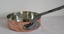 Sauteuse cuivré étamée d'occasion  Saint-Ouen